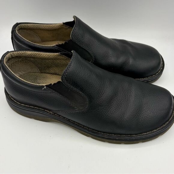 Dr Martens men’s Bryce leather black slip on loafer size 11 Y2K casual